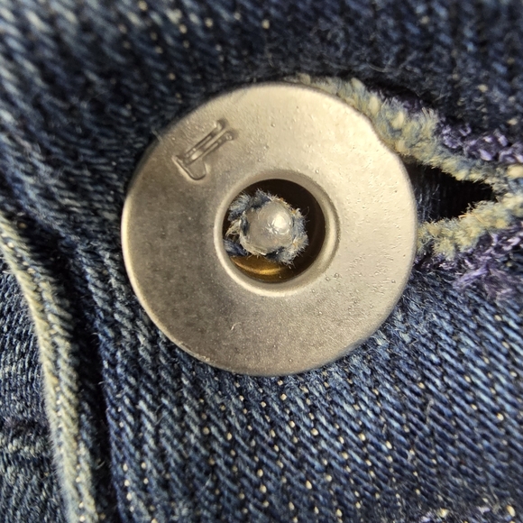 Anthropologie Pilcro Demilune Mid-Rise 33" Bootcut Jeans Blue Size 29T - Picture 8 of 16